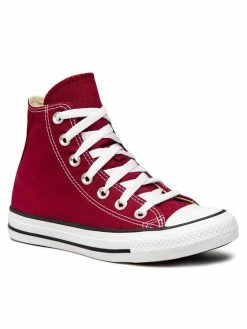 Φτηνός ⭐ Converse Άνδρες Παπούτσια Πεζοπορίας 👟 Sneakers All Star Hi Maroon M9613 Μπορντό ⌛