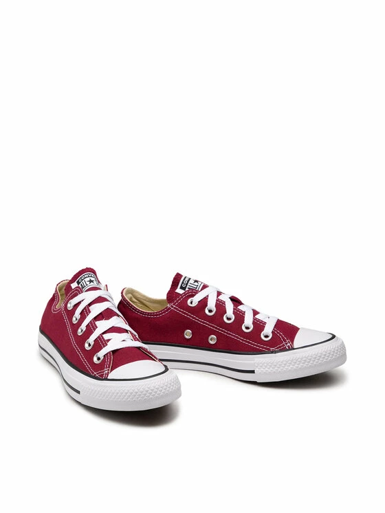 Το φθηνότερο 🌟 Converse Άνδρες Παπούτσια Πεζοπορίας 👟 Sneakers All Star Ox M9691C Μπορντό 💯 - Image 5