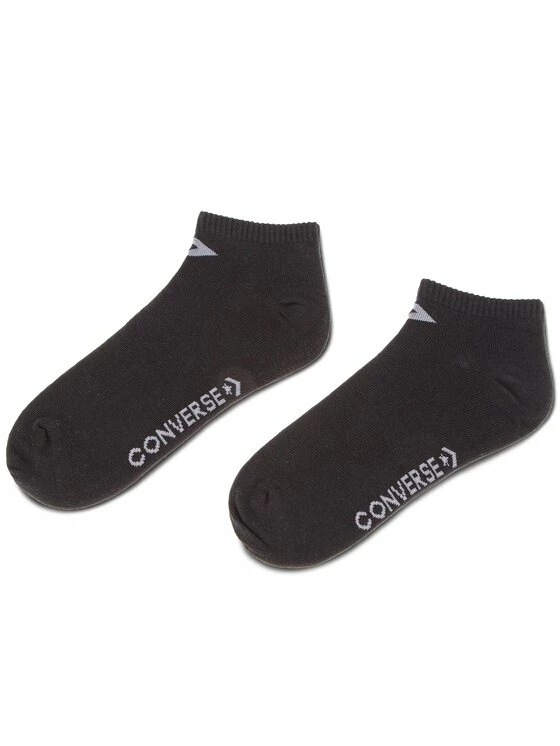 Φτηνός ⌛ Converse Κοντές Κάλτσες Σετ 3 ζευγάρια κοντές κάλτσες Unisex E747B-3010 Μαύρο 💯 - Image 2