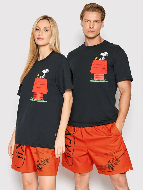 Καλύτερες κριτικές για 🧨 Converse T-shirts T-Shirt Unisex PEANUTS 10024374-A01 Μαύρο Relaxed Fit 😉