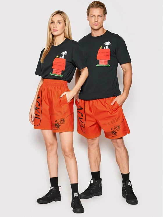 Καλύτερες κριτικές για 🧨 Converse T-shirts T-Shirt Unisex PEANUTS 10024374-A01 Μαύρο Relaxed Fit 😉 - Image 2