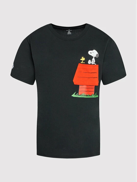 Καλύτερες κριτικές για 🧨 Converse T-shirts T-Shirt Unisex PEANUTS 10024374-A01 Μαύρο Relaxed Fit 😉 - Image 6