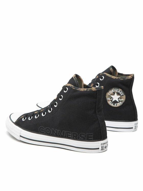 Καλύτερη πώληση 😀 Converse Άνδρες Αθλητικά 👟 Sneakers Ctas Hi A02530C Μαύρο 👍 - Image 3