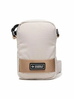 Best Pirce 😉 Converse Άνδρες Τσάντες Ώμου Τσαντάκι 10022103-A03 Μπεζ 🎁