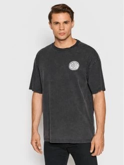 Προώθηση 🧨 Converse Άνδρες T-shirts T-Shirt Level Up 10023462-A01 Μαύρο Loose Fit ✔️