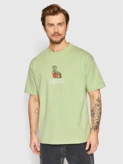 Best Pirce 🧨 Converse Άνδρες T-shirts T-Shirt Road Trip Graphic 10023266-A03 Πράσινο Loose Fit 🔔