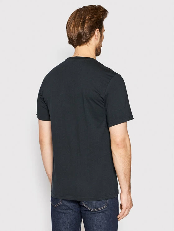 Τοπ 10 🤩 Converse Άνδρες T-shirts T-Shirt Overgrown Hoops 10023257-A01 Μαύρο Standard Fit ✨ - Image 3