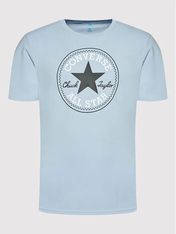 Προώθηση 🛒 Converse Άνδρες T-shirts T-Shirt Chuck Patch 10007887-A58 Μπλε Standard Fit ❤️ - Image 5