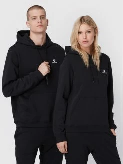 Πολύ καλή προσφορά 👏 Converse Άνδρες Μπλούζες Χωρίς Φερμουάρ Μπλούζα Unisex Embroidered Star Chevron 10024509-A02 Μαύρο Standard Fit 🔥