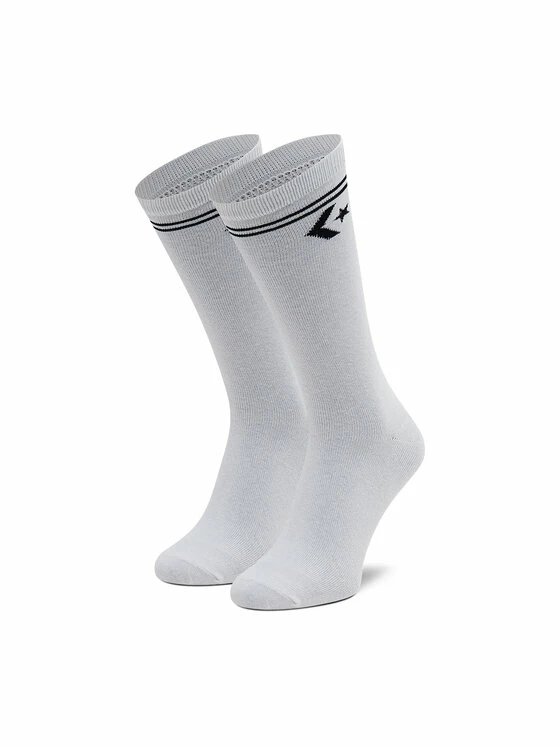 Αγορά ✔️ Converse Ψηλές Κάλτσες Σετ 2 ζευγάρια ψηλές κάλτσες Unisex E1025W-2010 Λευκό 🧨 - Image 2