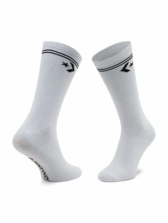 Αγορά ✔️ Converse Ψηλές Κάλτσες Σετ 2 ζευγάρια ψηλές κάλτσες Unisex E1025W-2010 Λευκό 🧨 - Image 3