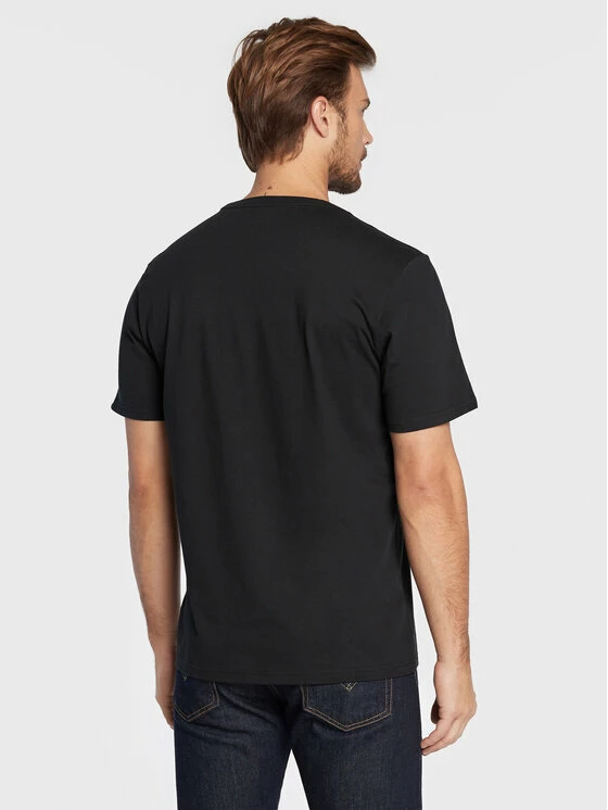 Συμφωνίες 🤩 Converse Άνδρες T-shirts T-Shirt 10023992-A01 Μαύρο Standard Fit 💯 - Image 3