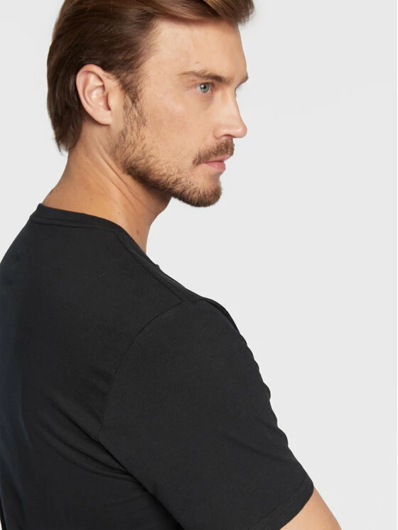 Συμφωνίες 🤩 Converse Άνδρες T-shirts T-Shirt 10023992-A01 Μαύρο Standard Fit 💯 - Image 4