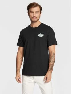 Εκπτωση 😍 Converse Άνδρες T-shirts T-Shirt Sticker Graphic 10023793-A02 Μαύρο Standard Fit 👏