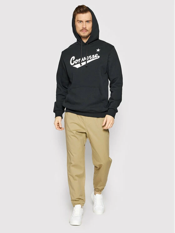 Προώθηση 🌟 Converse Άνδρες Παντελόνια Joggers Jogger Go To Canvas 10023502-A03 Μπεζ Relaxed Fit 🤩 - Image 2