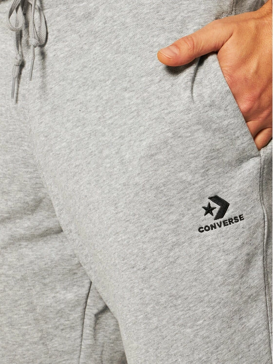 Η καλύτερη συμφωνία 🛒 Converse Άνδρες Παντελόνια Φόρμας Παντελόνι φόρμας 10020369-A02 Γκρι Regular Fit 😍 - Image 4