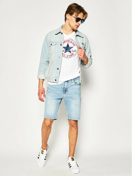 Το φθηνότερο 🌟 Converse Άνδρες T-shirts T-Shirt Chuck Pack 10007887-A04 Λευκό Regular Fit 😉 - Image 2