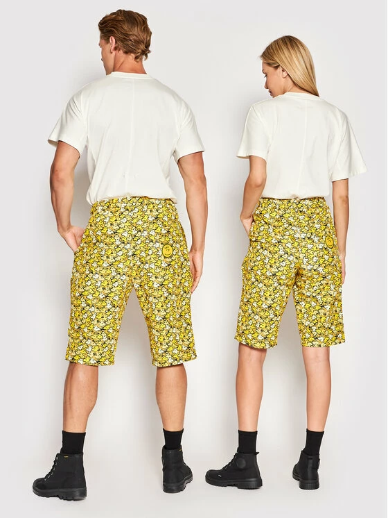 Η καλύτερη συμφωνία 😉 Converse Άνδρες Αθλητικά Σορτς Αθλητικό σορτς Unisex PEANUTS Shapes 10024382-A01 Κίτρινο Regular Fit 🛒 - Image 3