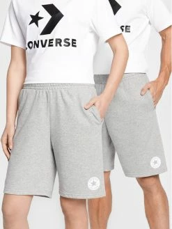 Προώθηση 🎁 Converse Άνδρες Αθλητικά Σορτς Αθλητικό σορτς Unisex 10023860-A01 Γκρι Regular Fit 🛒