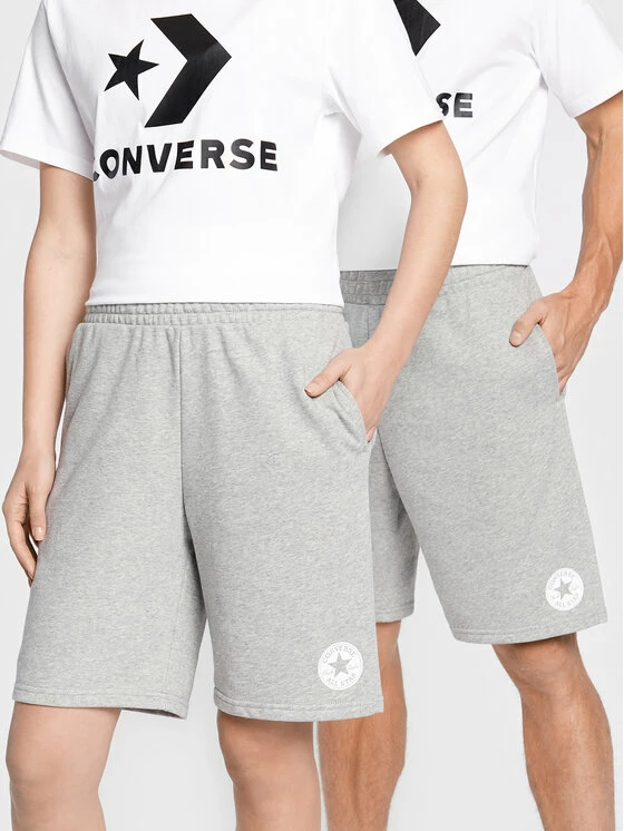 Προώθηση 🎁 Converse Άνδρες Αθλητικά Σορτς Αθλητικό σορτς Unisex 10023860-A01 Γκρι Regular Fit 🛒