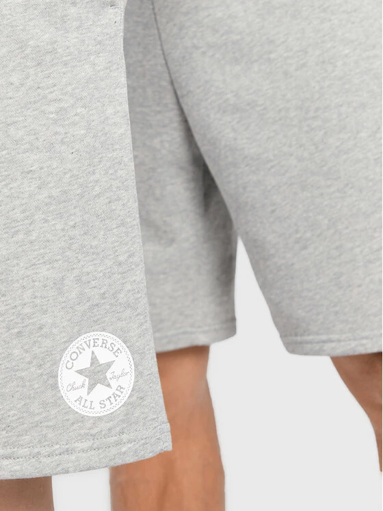 Προώθηση 🎁 Converse Άνδρες Αθλητικά Σορτς Αθλητικό σορτς Unisex 10023860-A01 Γκρι Regular Fit 🛒 - Image 4