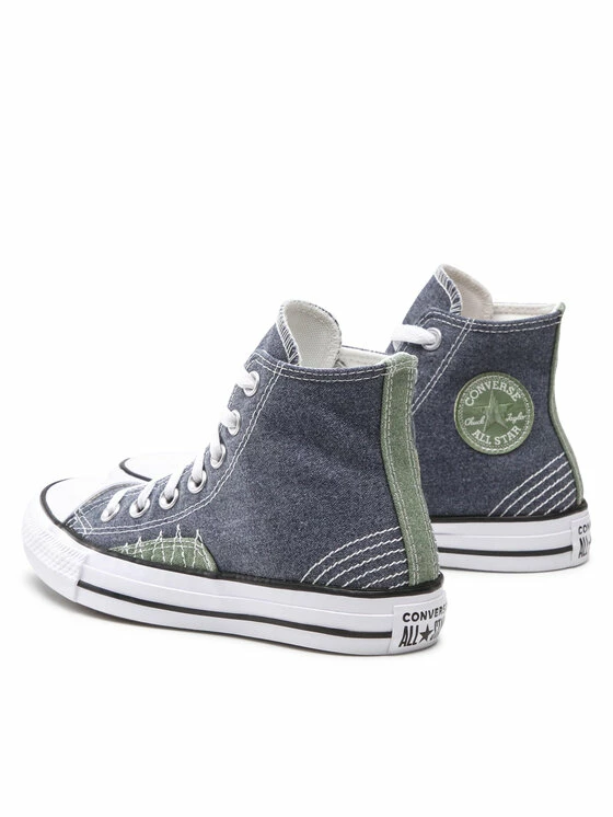 Ολοκαίνουργιο 🔔 Converse Κλειστά Παπούτσια 👟 Sneakers Ctas Hi 172821C Σκούρο μπλε 💯 - Image 3