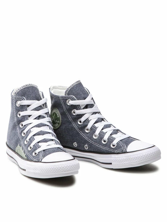 Ολοκαίνουργιο 🔔 Converse Κλειστά Παπούτσια 👟 Sneakers Ctas Hi 172821C Σκούρο μπλε 💯 - Image 5