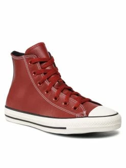 Flash Sale 🎉 Converse Άνδρες Παπούτσια Skate 👟 Sneakers Ctas Hi 172695C Μπορντό 🌟