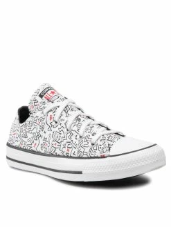 Αγορά 🔔 Converse Κλειστά Παπούτσια 👟 Sneakers Keith Haring Ctas Ox 171860C Λευκό 😀