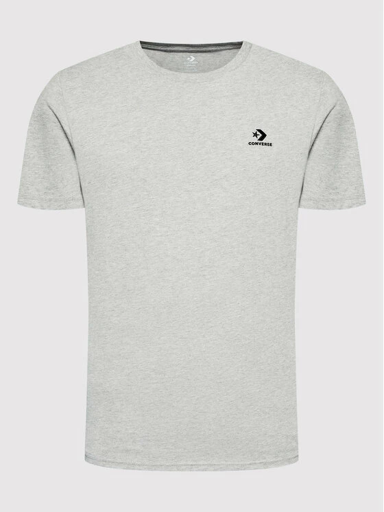 Flash Sale 😍 Converse Άνδρες T-shirts T-Shirt 10023876-A05 Γκρι Standard Fit 👍 - Image 5