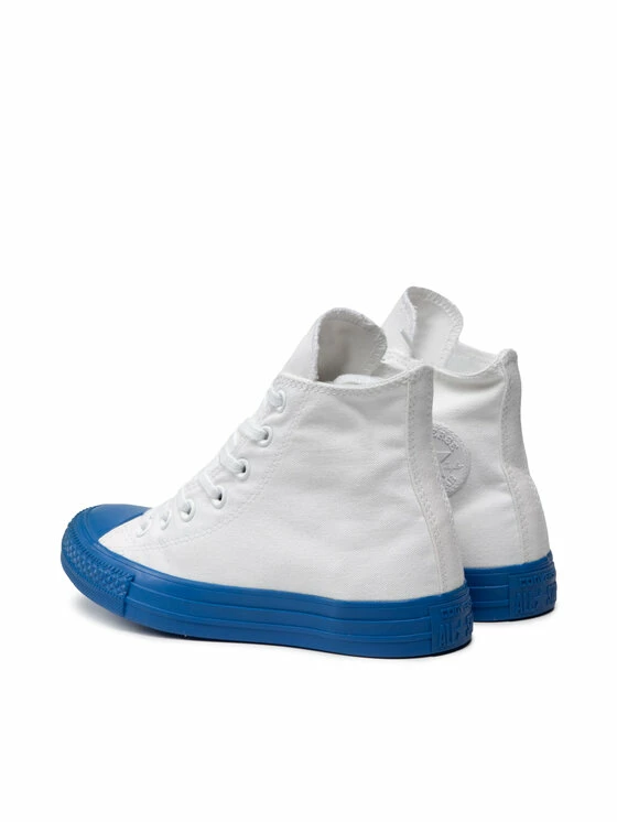 Το φθηνότερο 🛒 Converse Άνδρες Παπούτσια Πεζοπορίας 👟 Sneakers Ctas Hi 156767C Λευκό 👍 - Image 3