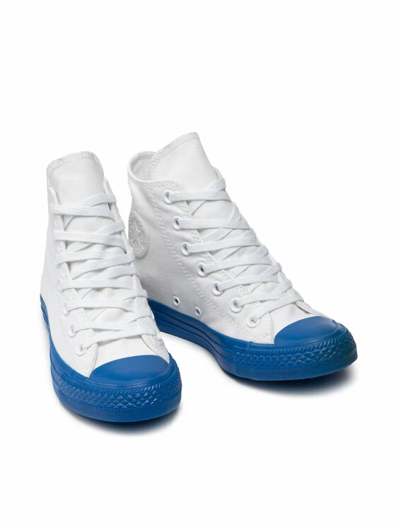 Το φθηνότερο 🛒 Converse Άνδρες Παπούτσια Πεζοπορίας 👟 Sneakers Ctas Hi 156767C Λευκό 👍 - Image 5