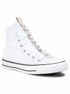 Best Pirce 😀 Converse Άνδρες Παπούτσια Πεζοπορίας 👟 Sneakers Ctas Hi 170131C Λευκό 🌟