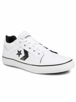 Κουπόνι 🎁 Converse Άνδρες Παπούτσια Πεζοπορίας Πάνινα παπούτσια El Distrito 2.0 Ox 167007C Λευκό ✨