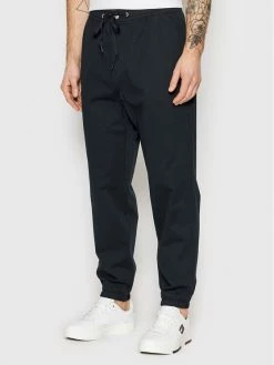 Προώθηση ✨ Converse Άνδρες Παντελόνια Joggers Jogger Go To Canvas 10023502-A02 Μαύρο Relaxed Fit 🎉