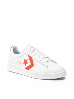 Εκπτωση 🔔 Converse Αθλητικά Pro Leather Ox 170756C Λευκό 👏