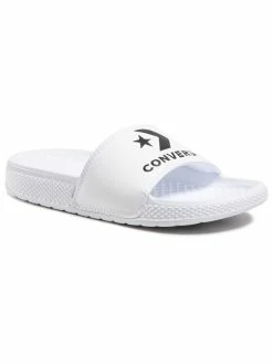 Τοπ 10 🎁 Converse Άνδρες Παντόφλες All Star Slide Slip 171215C Λευκό 💯